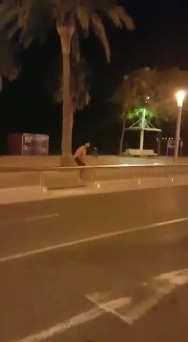 Así mataron a uno de los terroristas en Cambrils