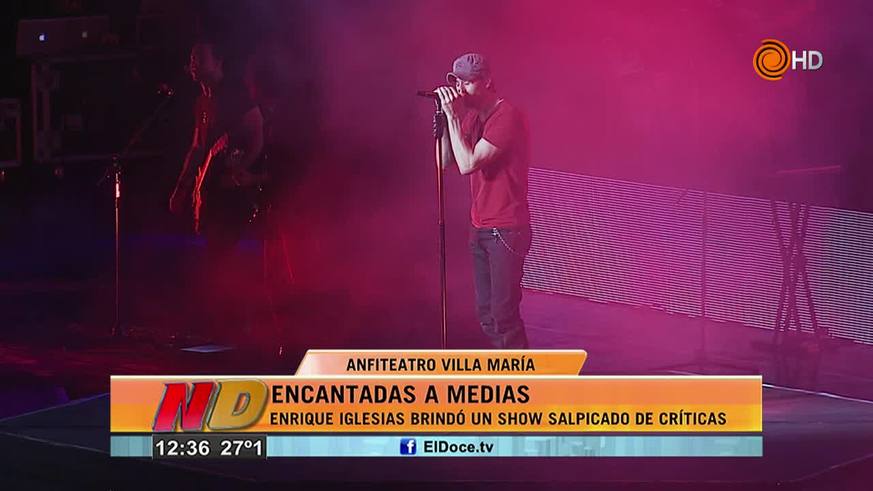 Enrique Iglesias en Villa María 