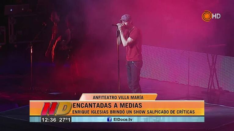 Enrique Iglesias en Villa María