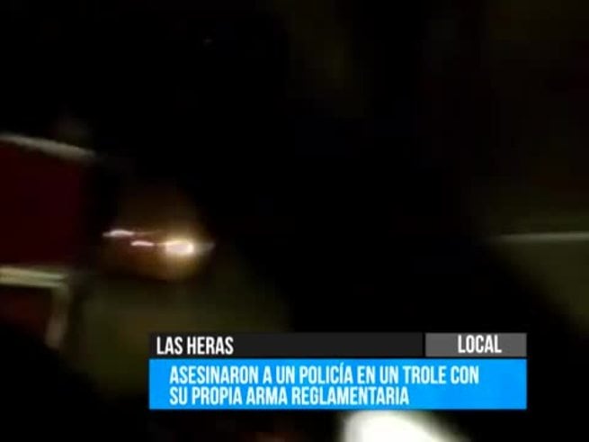 Mendoza: asesinaron a un policía a bordo en un trolebus