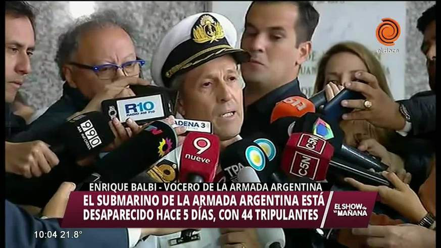 Segunda etapa de búsqueda del submarino desaparecido