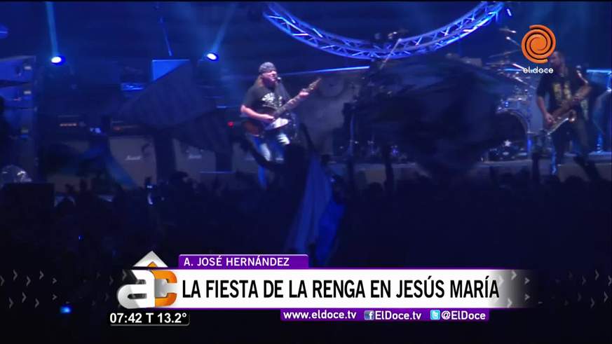 El show de La Renga en el Anfiteatro de Jesús María