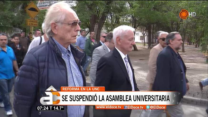 La suspensión de la Asamblea Universitaria