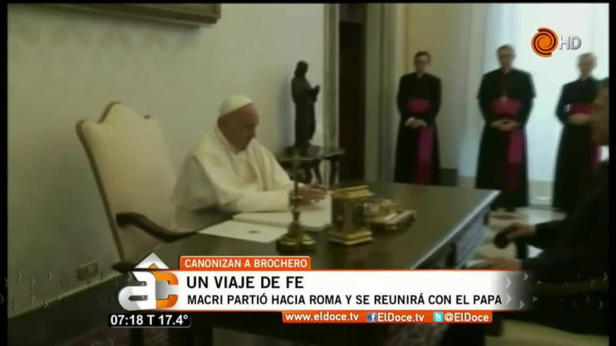 El Doce en Roma: la expectativa por el encuentro entre Francisco y Macri