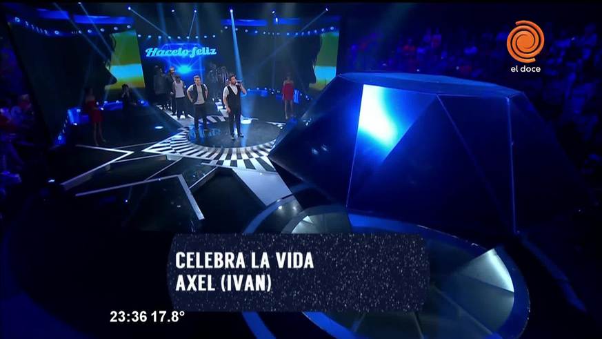 El hermano de Axel imitó al cantante
