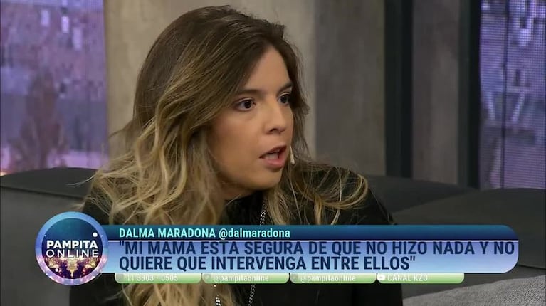 Dalma Maradona explicó porqué habla mal su papá Diego
