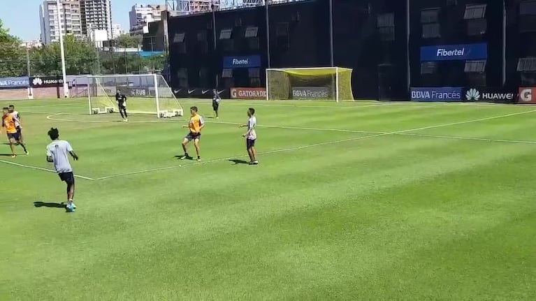 La asistencia de Reynoso en su primer entrenamiento