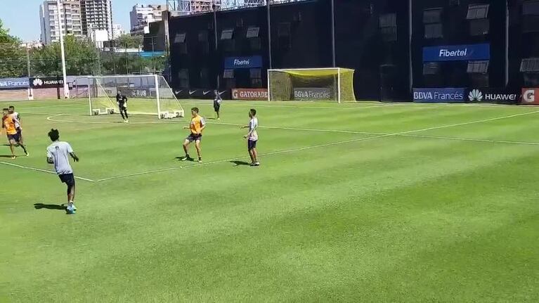 La asistencia de Reynoso en su primer entrenamiento