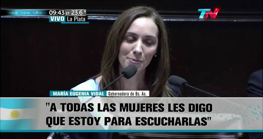 María Eugenia Vidal le dedicó el día a su abuela Corina