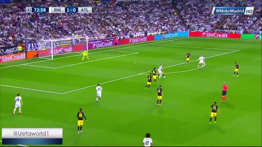 El segundo gol de Cristiano al Atlético