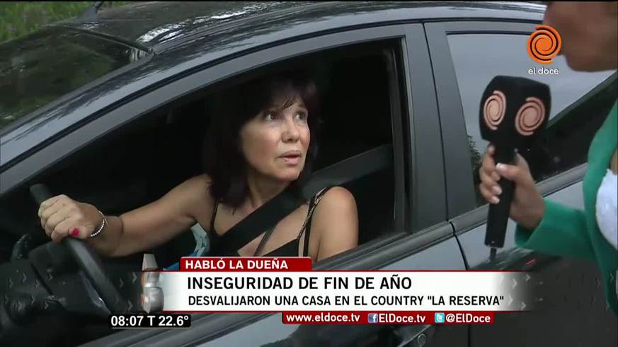 Habla la dueña de la casa desvalijada en el country La Reserva