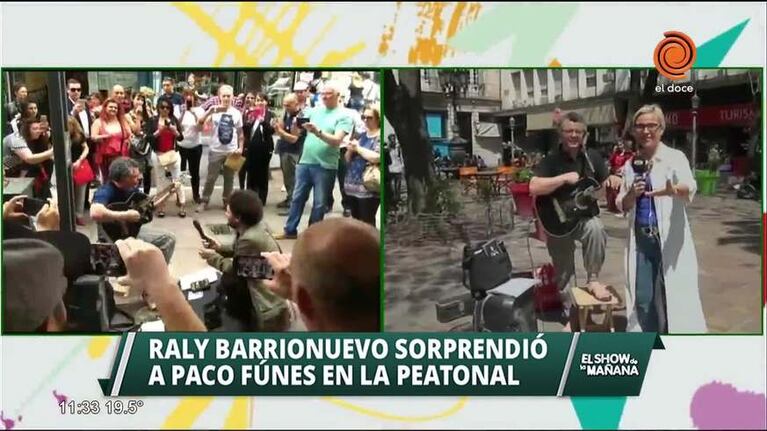 Rally Barrionuevo sorprendió a Paco Funes