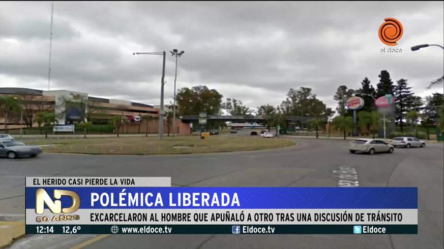 Liberan al hombre que apuñaló a un joven en una pelea vial