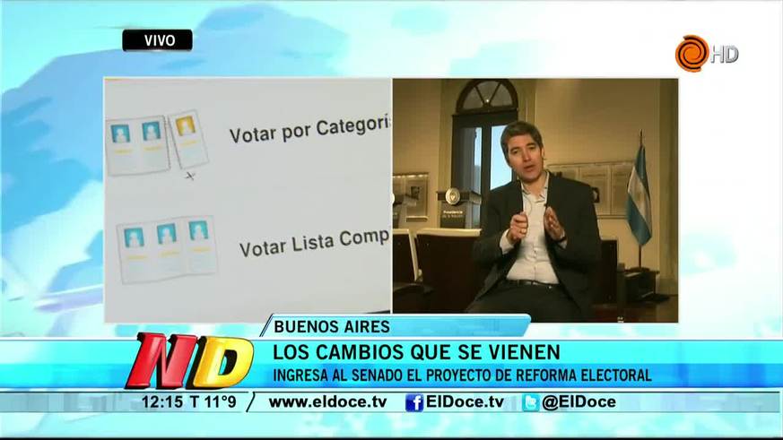 Adrián Pérez sobre la reforma electoral: "Es para terminar con el clientelismo"