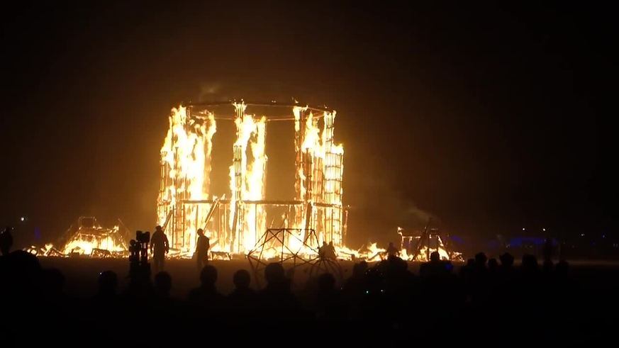 Tragedia en un festival del fuego