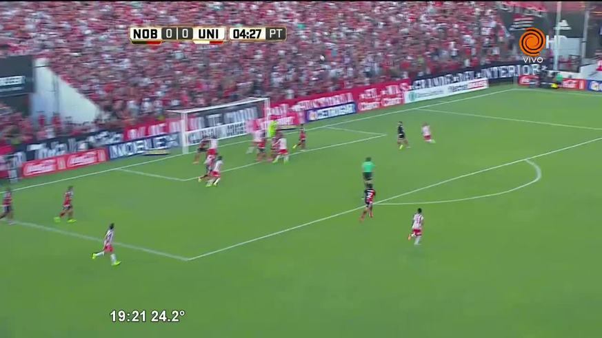 El gol "desde el vestuario" de Unión a Newell's