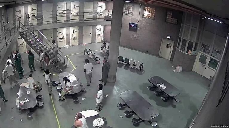 La pelea en una cárcel de Estados Unidos