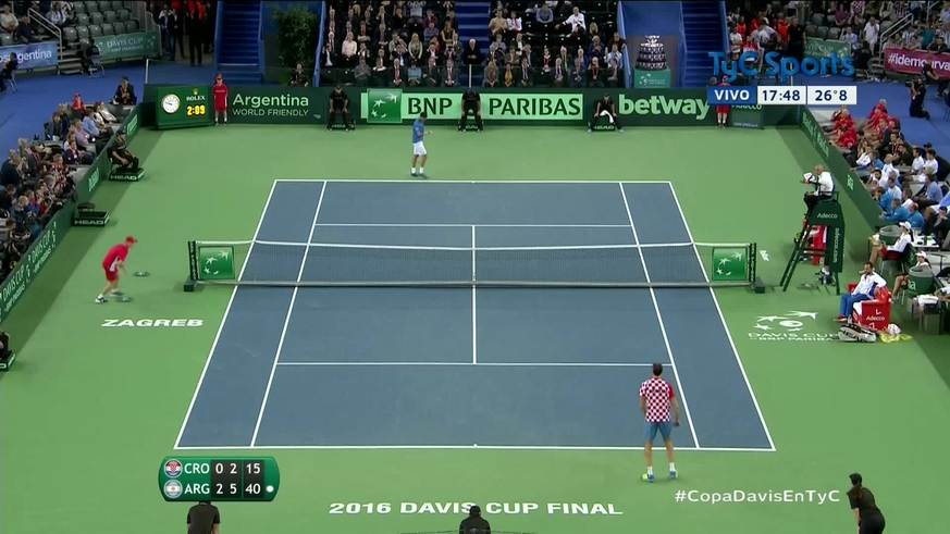 Delbonis derrotó en tres sets a Karlovic   