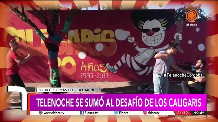 Telenoche se sumó a la coreo de Los Caligaris