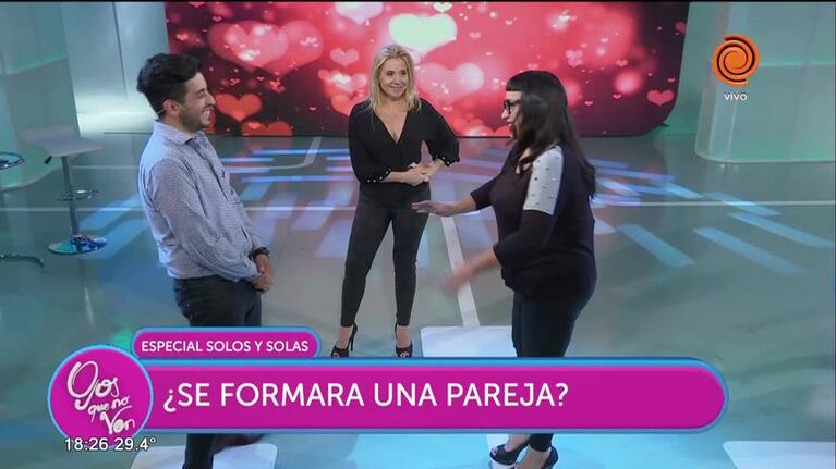 Una cordobesa encontró a su amor en Ojos que no ven