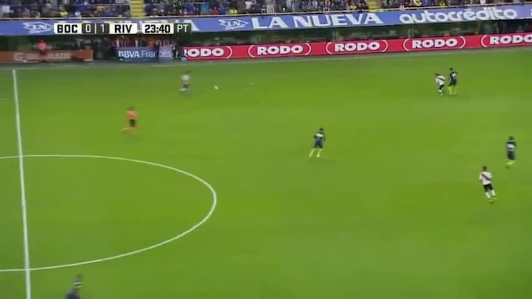 El gol de Lucas Alario para River contra Boca
