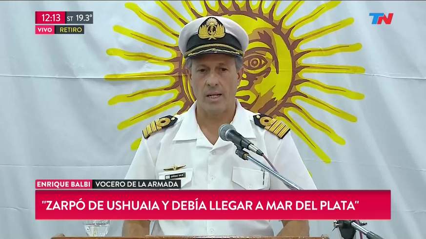 Sigue la búsqueda del submarino y no hay novedades