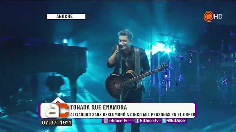 El show de Alejandro Sanz en Córdoba