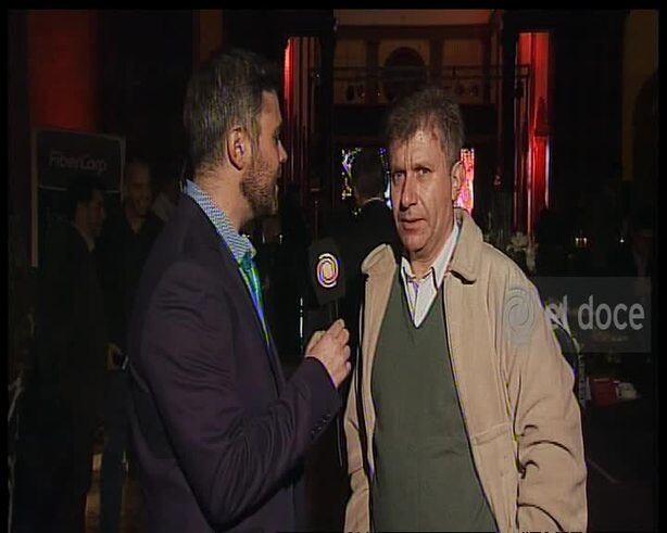 Néstor Ghino en la presentación de ElDoce.tv