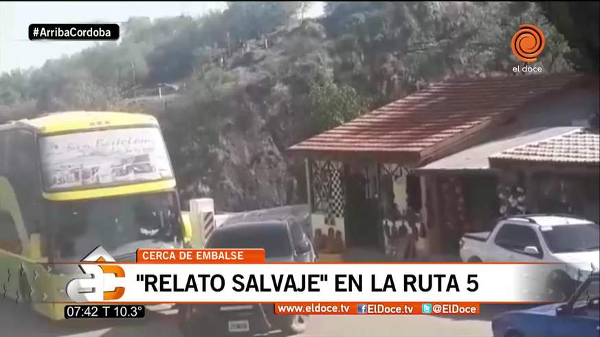 Caos en la ruta 5 por una discusión de tránsito