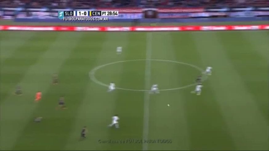 Gol de Ruben para Central contra San Lorenzo