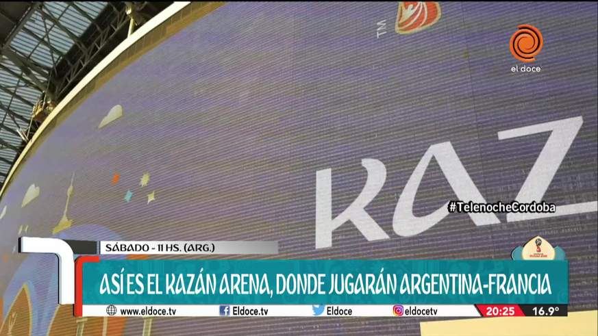 Así es el Kazán Arena: El Doce en el estadio de Argentina-Francia