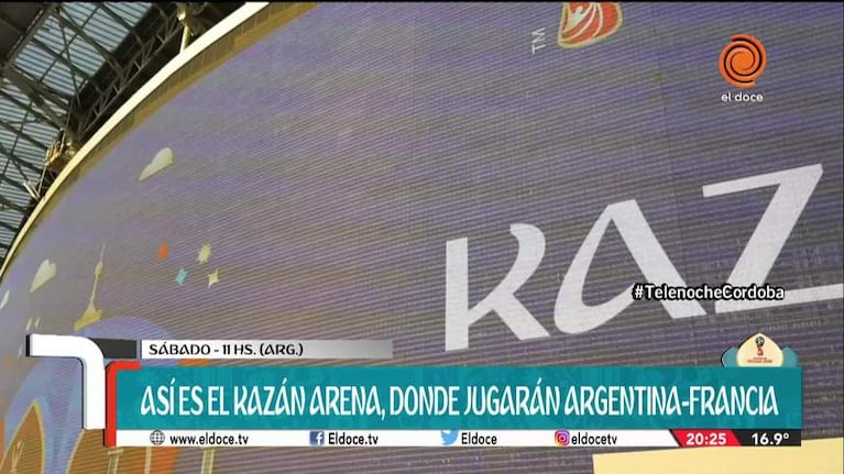 Así es el Kazán Arena: El Doce en el estadio de Argentina-Francia