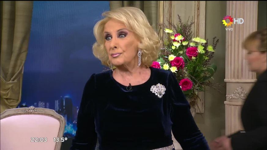 Mirtha enojada por la falta de gas