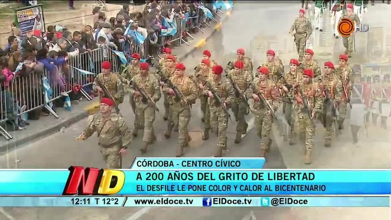 Desfile Cívico-Militar en Córdoba
