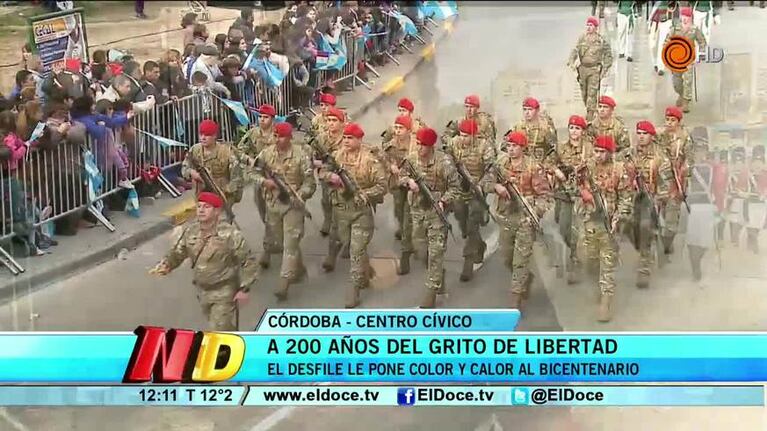 Desfile Cívico-Militar en Córdoba