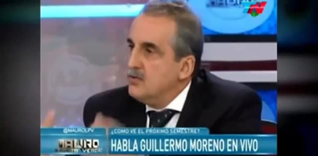 Guillermo Moreno: "Videla tiraba gente al mar pero no le sacaba la comida"
