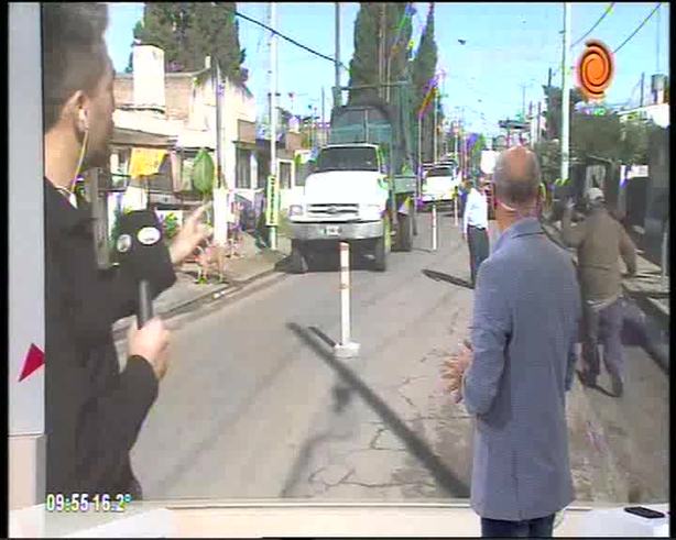 Obras de pavimentación en B° Los Boulevares