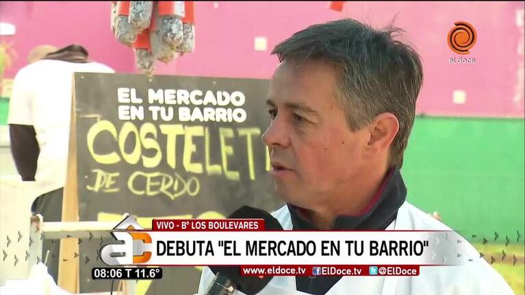 Arrancó el programa "El mercado en tu barrio"