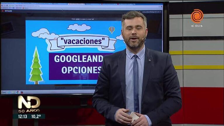 Googleando en vacaciones de julio