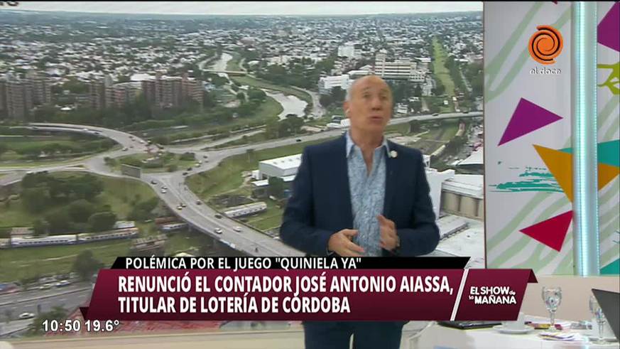 Renunció el titular de la Lotería de Córdoba