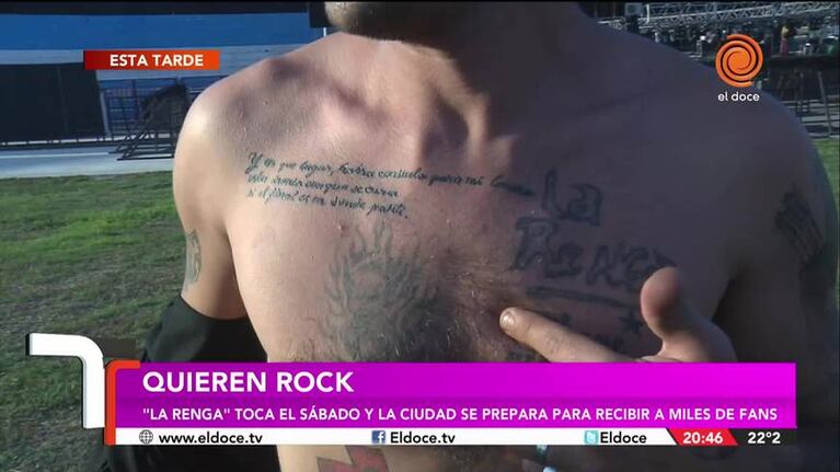 Cómo se vive la previa de La Renga en Jesús María