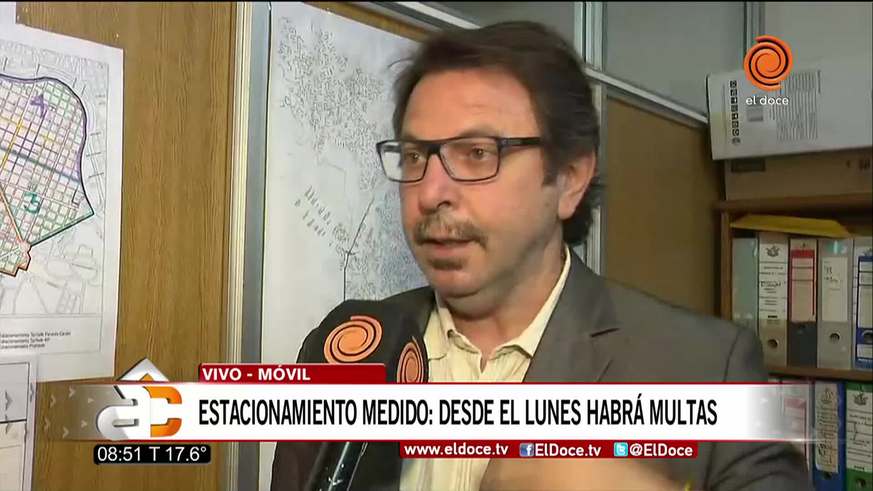 El lunes comienzan las multas por el estacionamiento medido