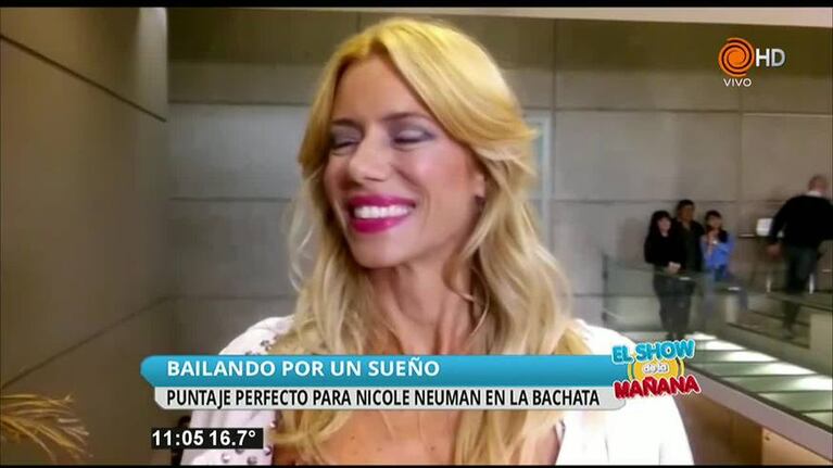 Bailando: Puntaje perfecto para Nicole