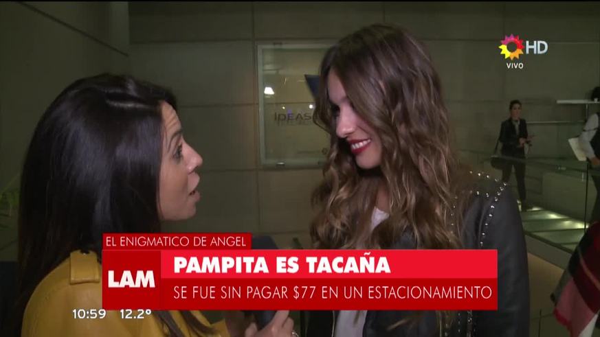 Pampita explicó qué sucedió en el estacionamiento