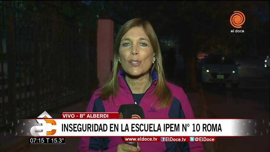 Barrio Alberdi: alumnos de la escuela Roma sufren una ola de robos