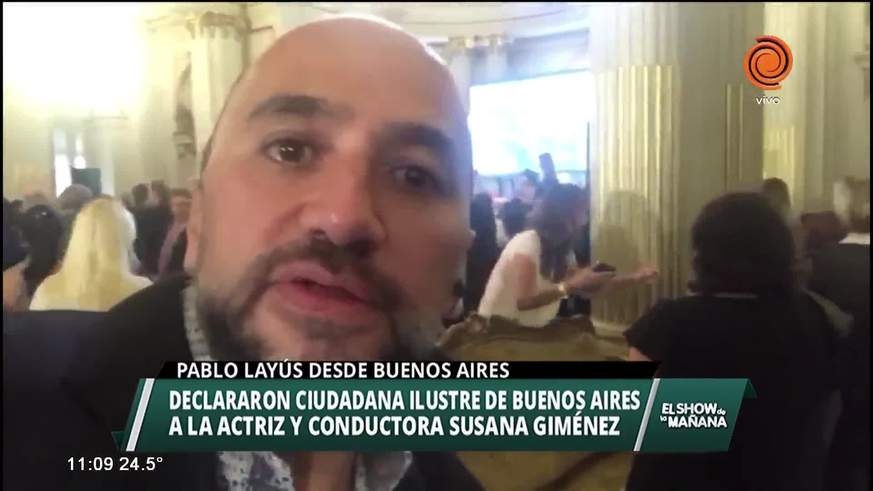 Susana Giménez es ciudadana ilustre