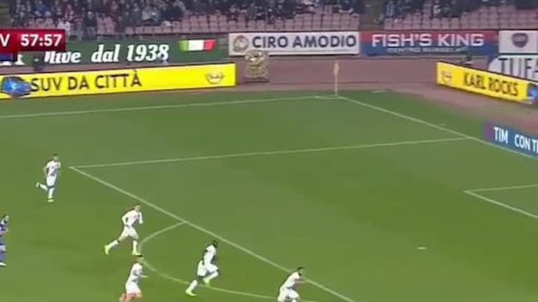 El segundo gol de Higuaín ante Nápoli