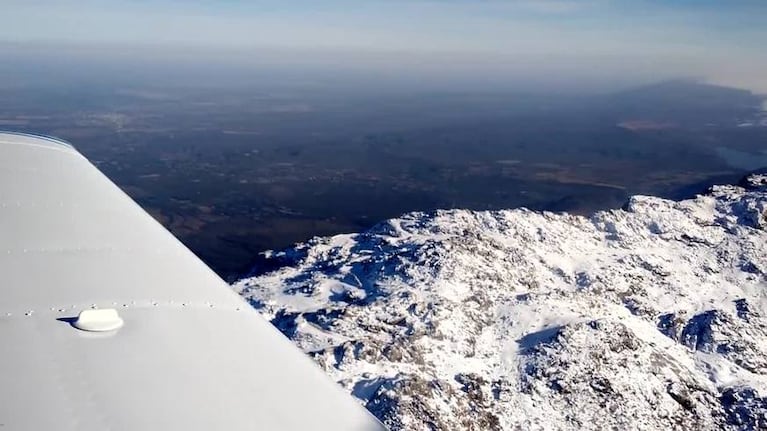 El video del cerro Champaqui nevado