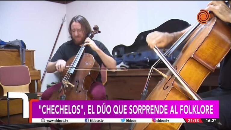 Chechelos, el dúo folklórico que sorprende a Córdoba