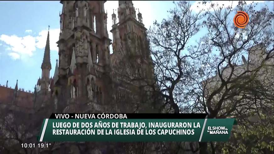 Inauguraron la restauración de Los Capuchinos